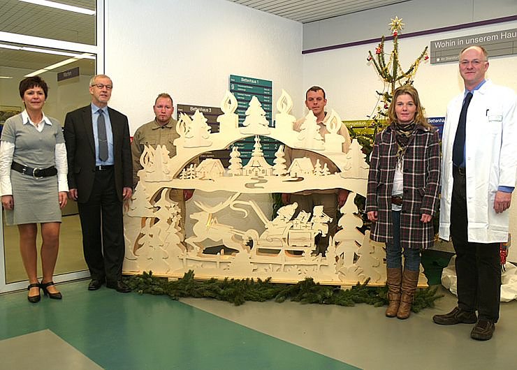 Weihnachtliches Krankenhaus (Foto: SHK)