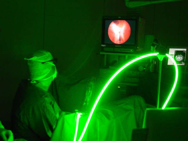 Greenlight-Laserbehandlung (Foto: SHK)