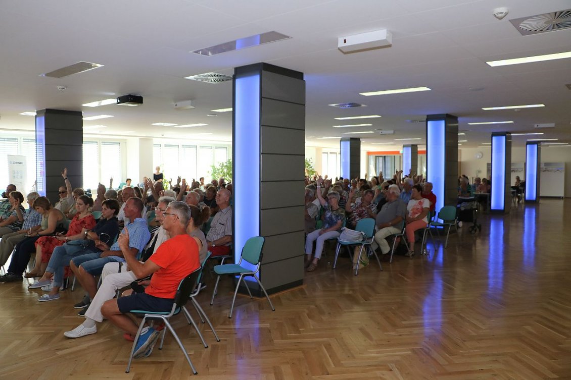 Rege Teilnahme am Schlaganfalltag im S&uuml;dharz Klinikum Nordhausen (Foto: Anne Hagedorn / SHK)