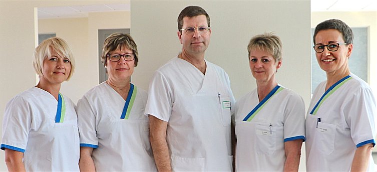 Das Hygieneteam am Südharz Klinikum  (Foto: SHK)