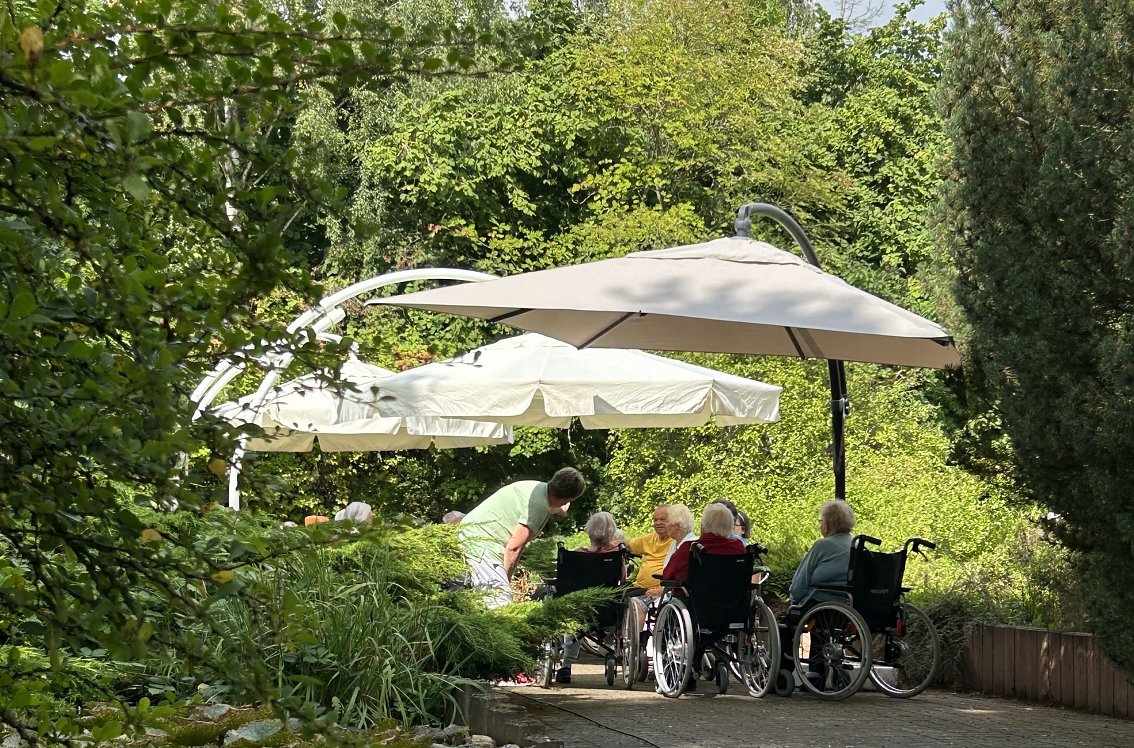 Garten am Senioren- & Pflegeheim Am Pappelweg (Foto: SHK)