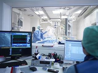 A look into the cardiac catheterization laboratory (Foto: SHK)