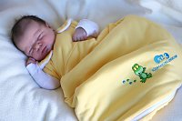 Miriam im SHK-Schlafsack  (Anne Hagedorn / SHK)