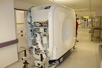 Anlieferung eines neuen Computertomographen (CT) (SHK)