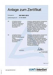 Zertifikat Netzwerk Onkologie Anlage 3 (Foto: LGA InterCert)