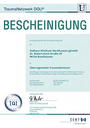 &Uuml;berregionales Traumazentrum (Foto: TraumaNetzwerk DGU&reg;)