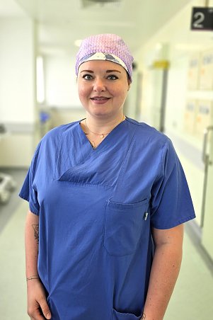 Carolin Graumann leit. Pflegekraft OP