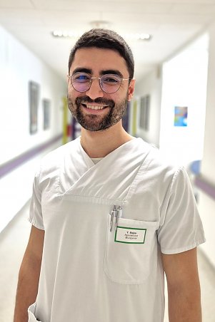 Herstellungsleiter Yassine Mejbar Blutspendezentrale