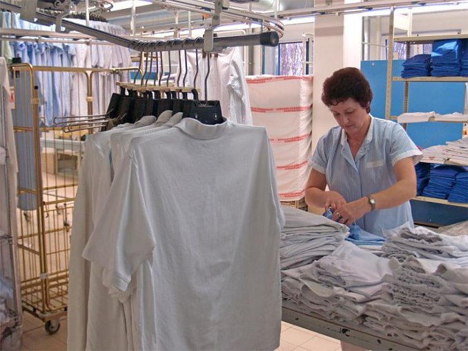 Isolde Schmidt am so genannten Finisher (Foto: shk)