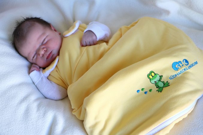 Miriam im SHK-Schlafsack  (Foto: Anne Hagedorn / SHK)