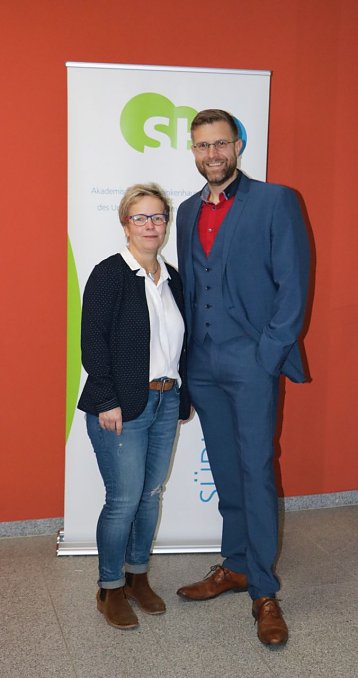 Unsere Wundmanager Mona Eisenschmidt und Mario Gießler (Foto: SHK)