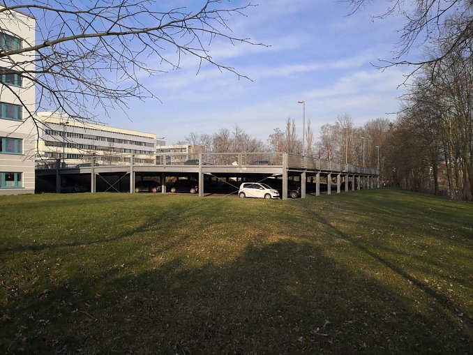 Parkplatzerweiterung am Klinikum geplant (Foto: SHK)