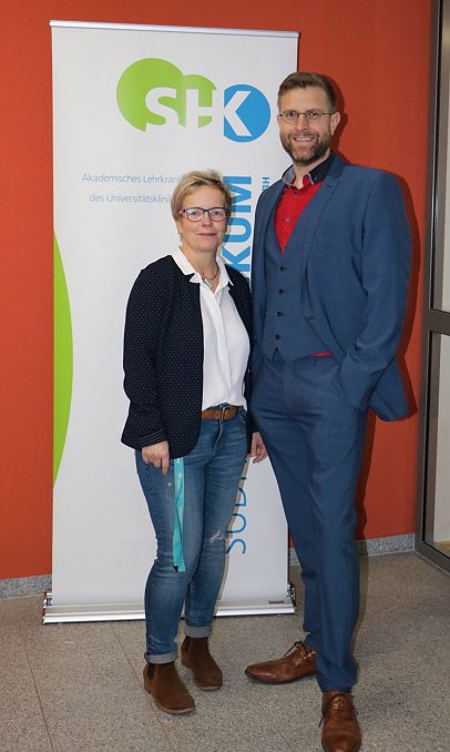 Mona Eisenschmidt und Mario Gießler - Das Wundmanagement am Südharz Klinikum (Foto: SHK)