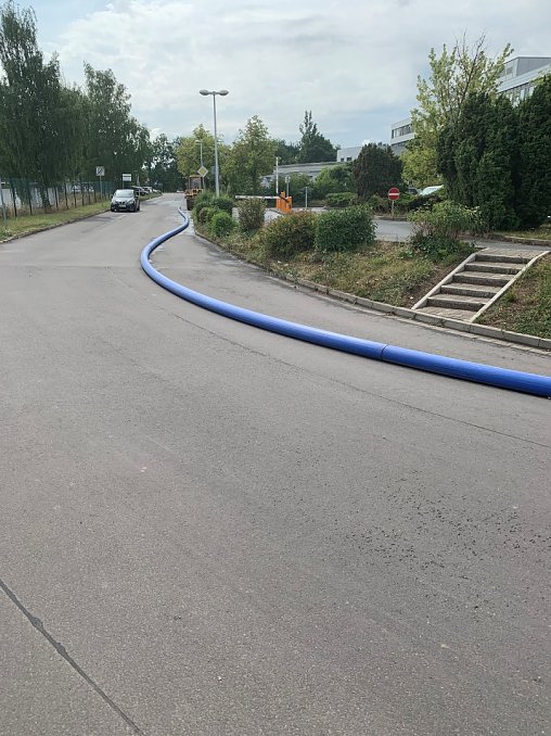 Erneuerung der Ringwasserleitung am S&uuml;dharz Klinikum (Foto: SHK)