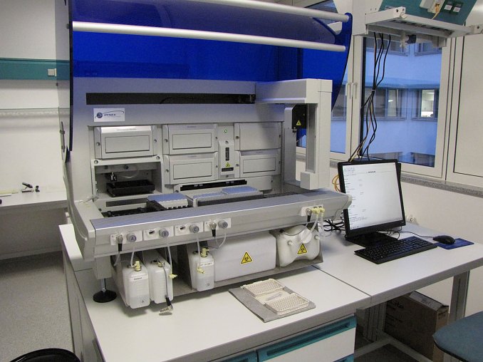 Neues Laborsystem in Betrieb gegangen: Das DSX System  (Foto: SHK)