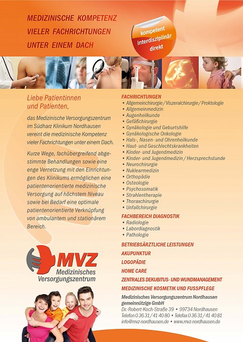 Behandlungsangebote des Medizinischen Versorgungszentrums (Foto: wirsinds)