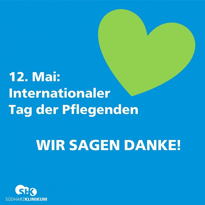 Danke am Internationalen Tag der Pflegenden (Foto: SHK)